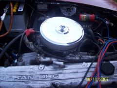 engine bay bit dirty at the time