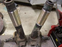 Coilovers ready for install
