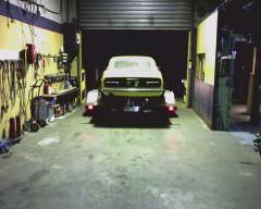 Backing into mayhems workshop