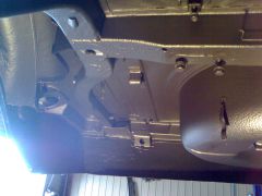 under rear wheel well