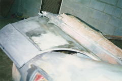 Striping body and panels