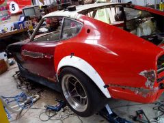 rebuild of the race car