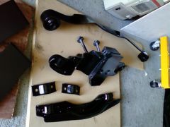 Parts painted