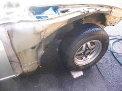 Right hand chassis before cleanup