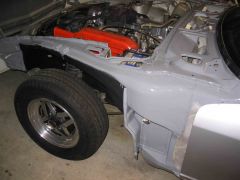LH Chassis after cleanup and painting with POR