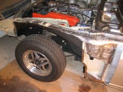 LH Chassis before prep and painting with POR