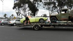 Picking Kiara up in melbourne