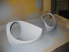 Headlight scoops