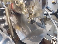 Heatshield SU CARB rear
