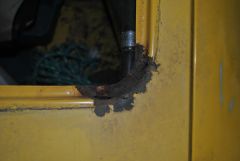 hatch glass corner before reweld 4