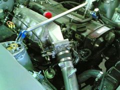 RB25DET with cut and shut stock manifold
