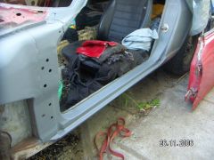 LH Door Sill Prepped