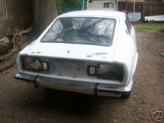 the rear