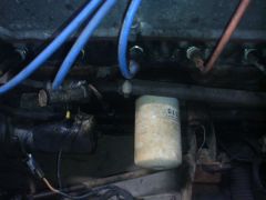 Project 240Z Engine, Oil Filter Shot