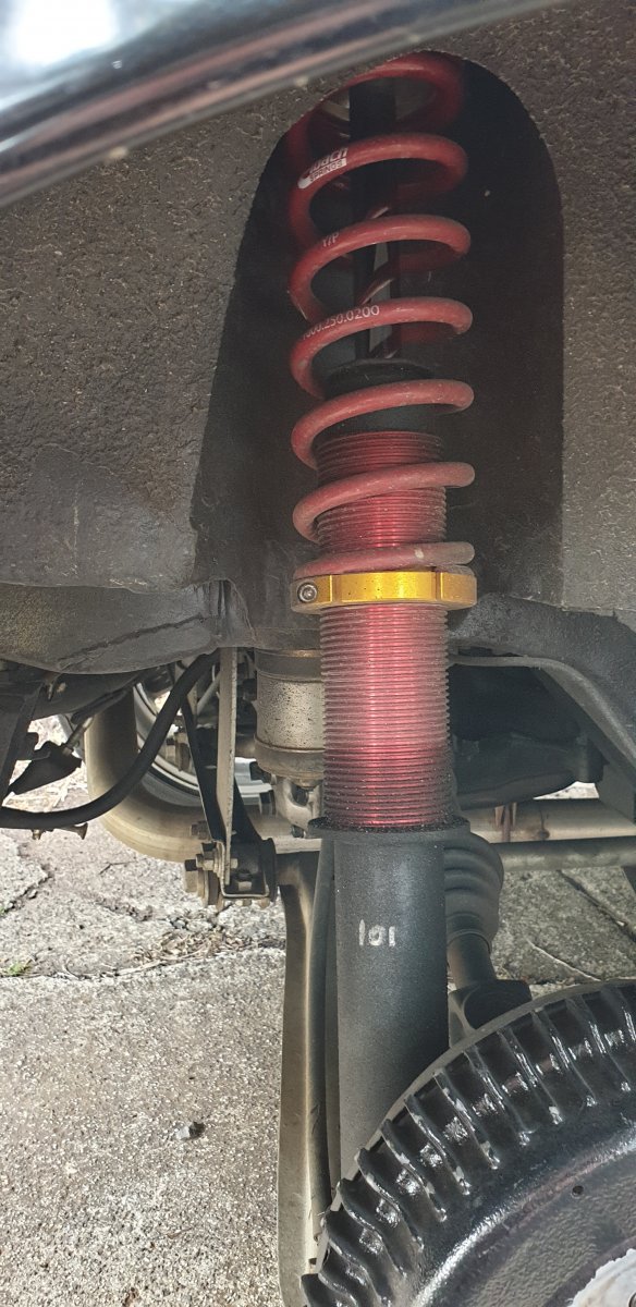 How much adjustment on Ground Control coil sleeves Suspension Auszcar